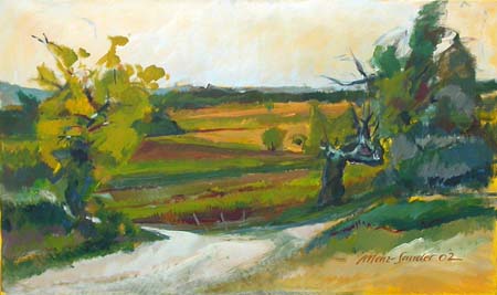 Landschaft bei Pourcieux