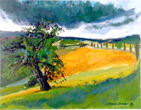 Landschaft bei Cetona