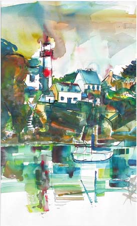 Leuchtturm in Dóelén