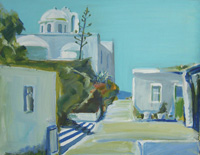 Klaus Menz-Sander - St.Arsenios/Naxos/Griechenland/2003/70x90cm/Acryl auf Leinen