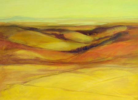 Landschaft bei Cetona