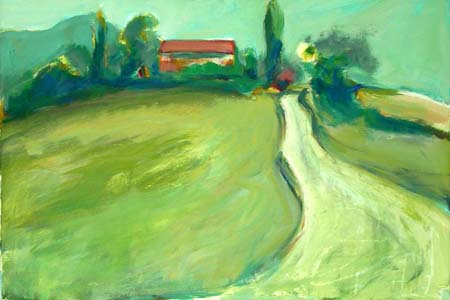 Landschaft bei Cetona