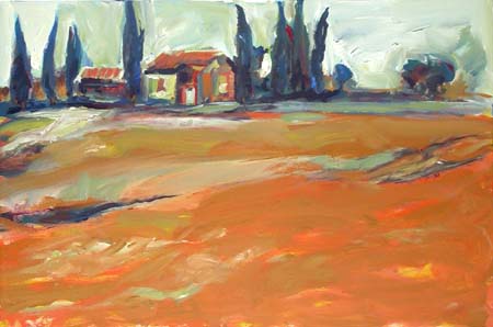 Landschaft bei Cetona