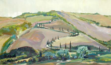 Blick von 'La Foce'
