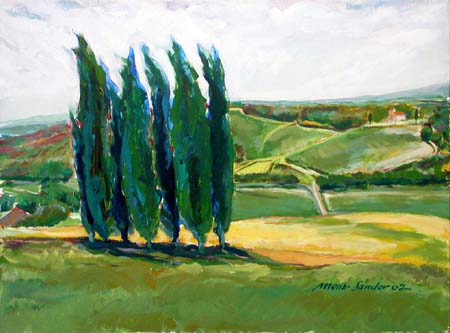 Landschaft bei Cetona